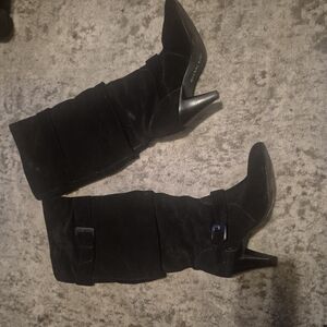 Gianni Bini Black Heeled Boots
